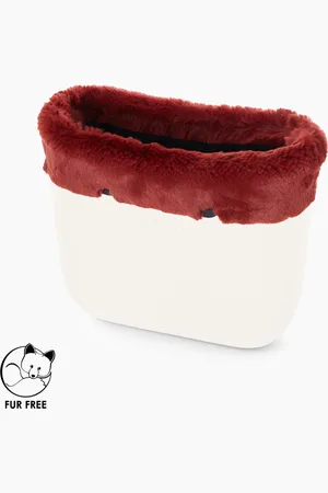 O bag Bordo mini fibra sintetica lapin rex