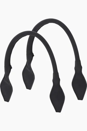 O bag Manico corto a rombo effetto suede nero