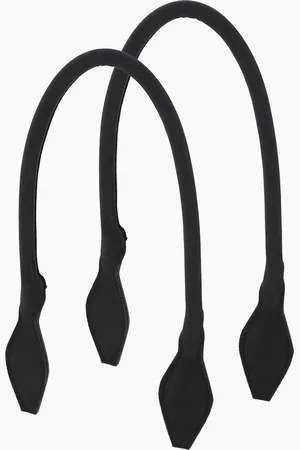 O bag Manico lungo a rombo effetto suede nero