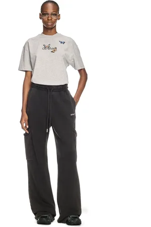 OFF-WHITE Bookish Cargo Sweatpants - Female Pantaloni L