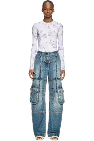 OFF-WHITE White Fresco Long-sleeved Top - Female T-shirt E Top 36