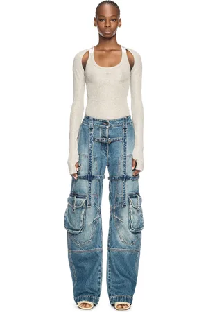 OFF-WHITE Lurex Backless Top - Female T-shirt E Top 36