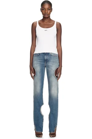 OFF-WHITE Off Stamp Rib Tank Top - Female T-shirt E Top 44