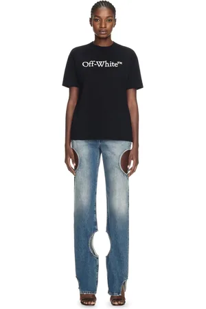 OFF-WHITE Big Logo Bookish Casual Tee - Female T-shirt E Top S