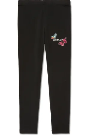 OFF-WHITE Butterfly Bookish Leggings - Kids Abbigliamento Bambina 10