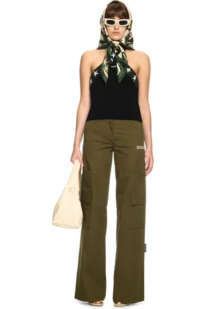 OFF-WHITE Toybox Cotton Cargo Pants - Female Pantaloni 36