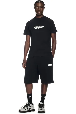 OFF-WHITE Spray Arrow Sweat Shorts - Male Shorts Xl