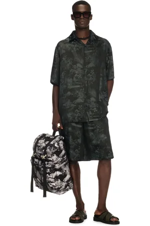OFF-WHITE Jacquard Fresco Bowling Shorts - Male Shorts 48