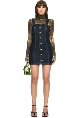OFF-WHITE Denim Corset Dress - Female Abiti 38
