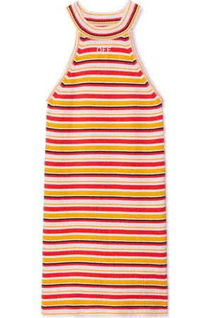 OFF-WHITE Stamp Ribbed Knit Dress - Kids Abbigliamento Bambina 10