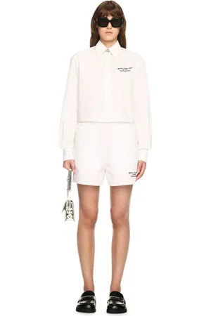 OFF-WHITE Poplin Boxy Long-sleeved Shirt - Female Camicie 38