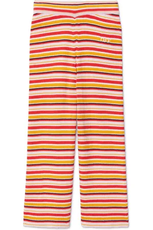 OFF-WHITE Stamp Ribbed Knit Pants - Kids Abbigliamento Bambina 10