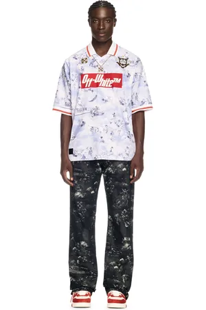 OFF-WHITE Fresco Soccer S/s Polo Pink Lilac Allove - Male Camicie S