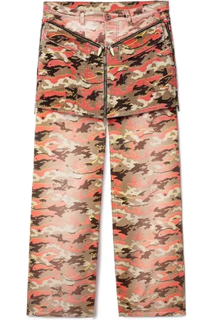 OFF-WHITE Camo Zip Pants - Men Pantaloni 31