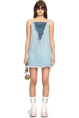 OFF-WHITE Denim Doll Dress - Female Abiti 38