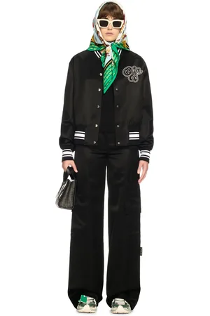 OFF-WHITE Heavy Satin Souv Jkt - Female Cappotti E Giacche 38