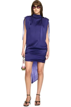 OFF-WHITE Satin Key Dress - Female Abiti 40