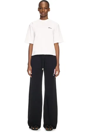 OFF-WHITE Embr Script Boxy Tee - Female T-shirt E Top L