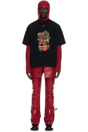 OFF-WHITE Black Nana Arrow T-shirt - Male T-shirts L