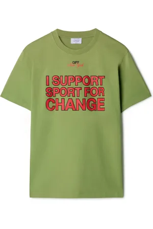 OFF-WHITE Off-white™ C/o Ac Milan I Support T-shirt - Male T-shirts L