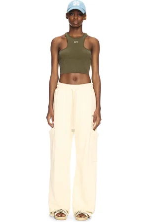 OFF-WHITE Stamp Ribbed Rowing Top - Female T-shirt E Top 38