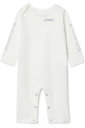 OFF-WHITE Diagonal Bookish One-piece - Kids Neonato 18