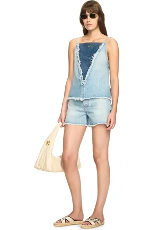 OFF-WHITE Denim Doll Shorts - Female Shorts 25