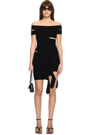 OFF-WHITE Off Straps Bandeau Mini Dress - Au - Female Abiti M