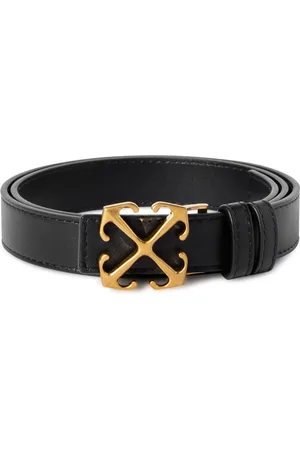 OFF-WHITE /gold Arrow Belt 25 - Female Cinture 75