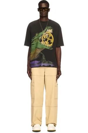 OFF-WHITE Beige Stitch Cargo Pants - Male Pantaloni 46
