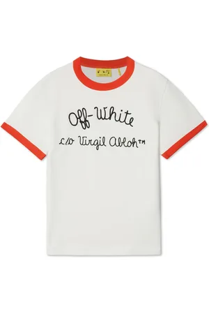 OFF-WHITE Embroidered Ringer T-shirt - Kids Abbigliamento Bambina 6