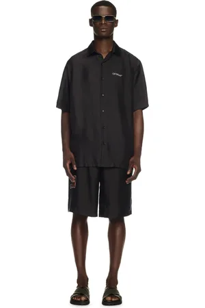 OFF-WHITE Barber Arrow Silk Bowling Shirt - Male Camicie 44