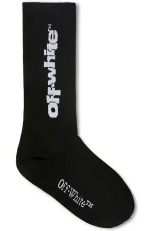 OFF-WHITE Type Logo Long Socks - Kids Accessori Bambino I