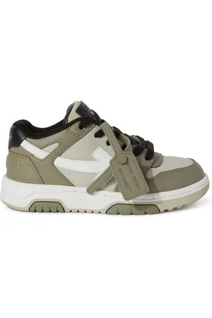OFF-WHITE Out Of Office Olive /light Brown - Kids Scarpe Bambino 24