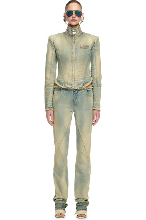 OFF-WHITE Jane Denim Pants - Women Pantaloni 25