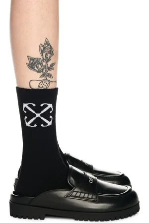 OFF-WHITE Leather O Slip-on Loafer - Female Mocassini E Ballerine 36