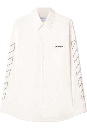 OFF-WHITE Diagonal Outline Overshirt - Male Camicie 46