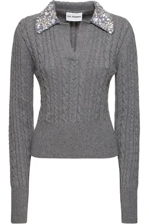 Des Phemmes Cropped Knitted Polo
