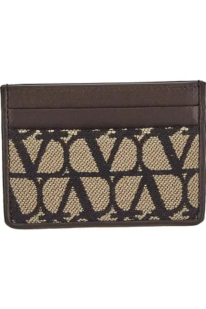 VALENTINO GARAVANI Toile Iconographe card case