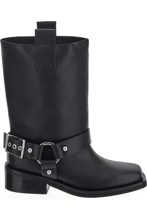 Ganni Mid Shaft Biker Boot