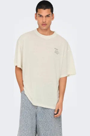 Only & Sons T-shirt Oversize Fit Paricollo Manica A Scatola