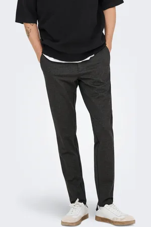 Pantaloni Eleganti Uomo ONLY & SONS - Taglio Moderno In Viscosa E Poliestere, Vita Media - Foto 10