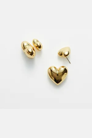 & OTHER STORIES Heart Earrings