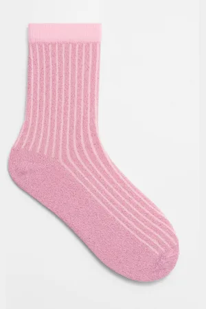 & OTHER STORIES Ribbed Glitter Socks