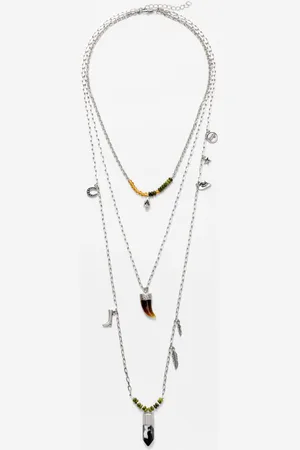 & OTHER STORIES Layered Pendant Necklace