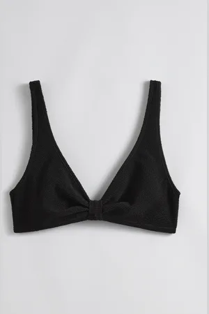 & OTHER STORIES Textured Triangle Bikini Top