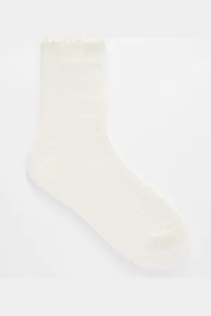 & OTHER STORIES Ribbed Frill Socks