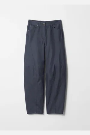 & OTHER STORIES Zipped Barrel-Leg Twill Trousers