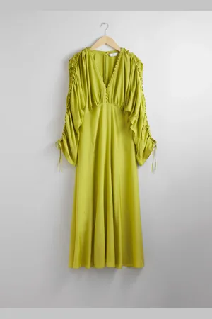 & OTHER STORIES Drawstring Midi Dress