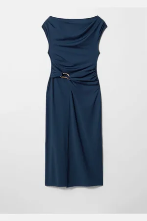 & OTHER STORIES Draped Midi Dress